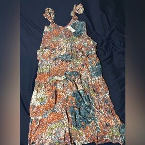 NWT- Floral Multicolor Women's Dress